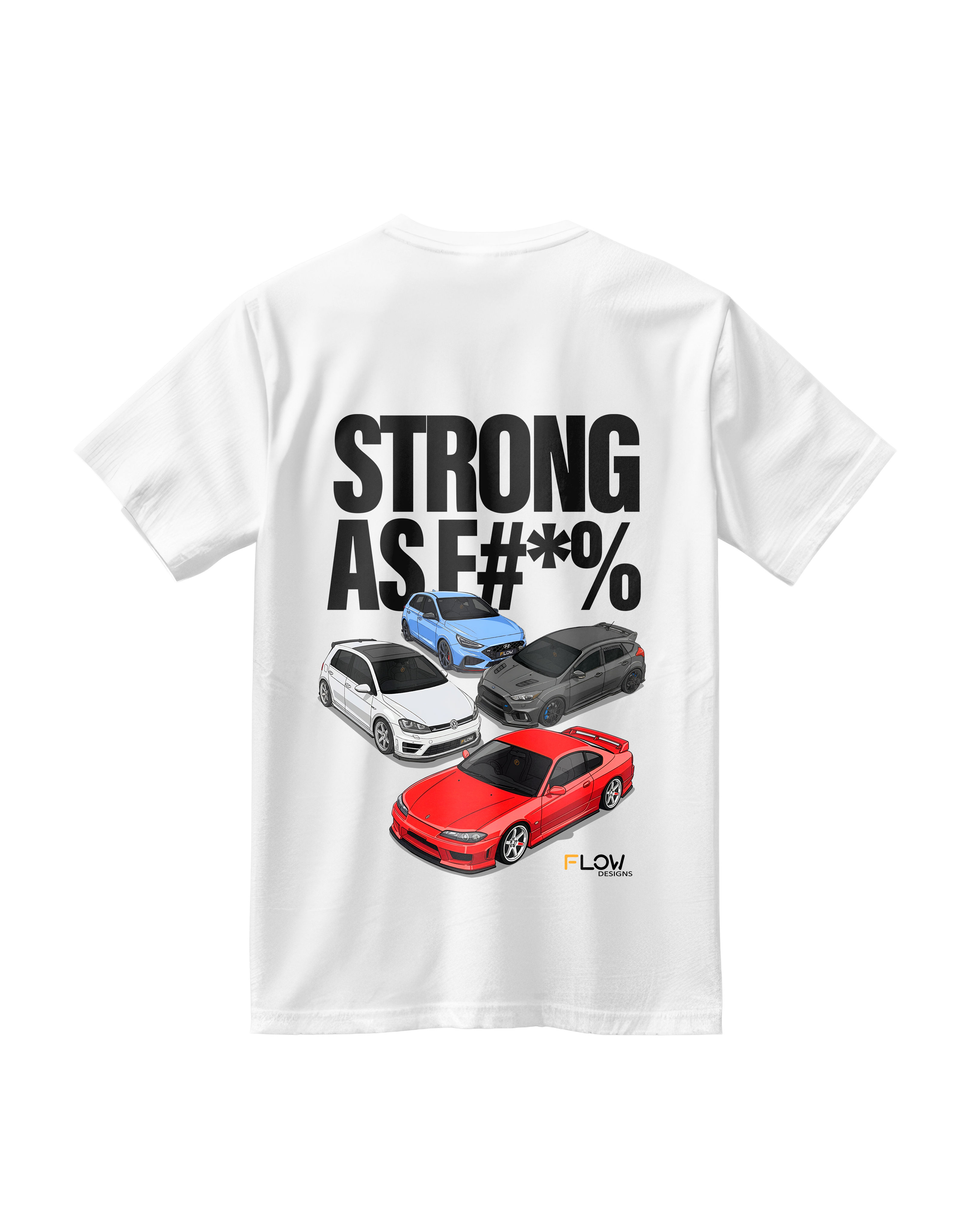 STRONG AS F#*% Black Label Exclusive Oversize Tee