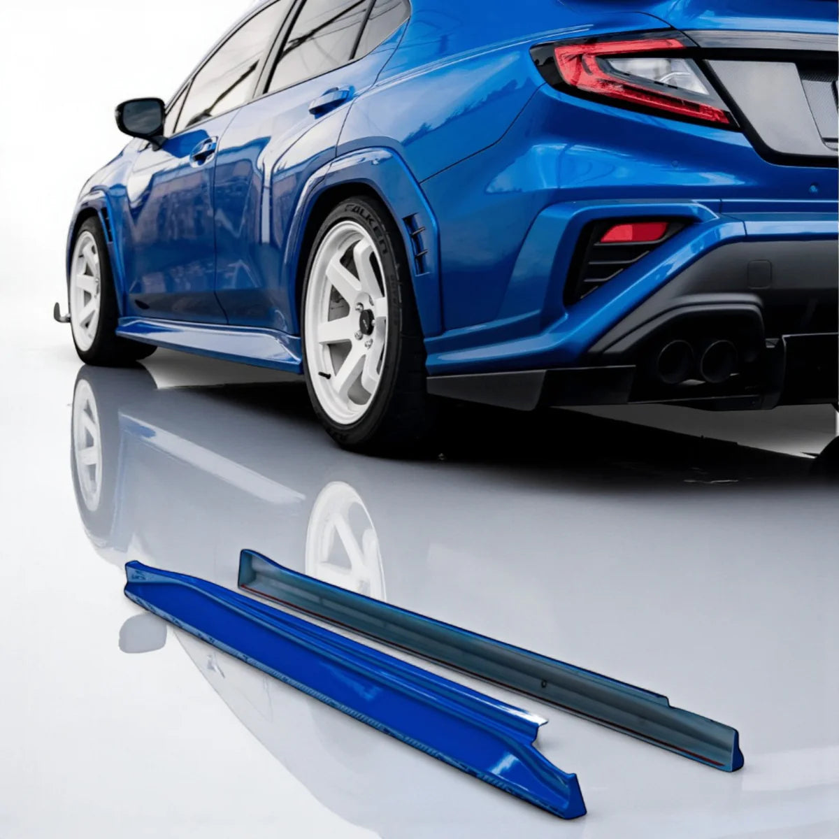 AFD S-Spec Paint Matched Side Skirt Covers for Subaru WRX (VB) 2022-2026