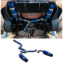 AFD Full Titanium Dual Exit 3" Cat Back Exhaust For Subaru WRX VB 2022+