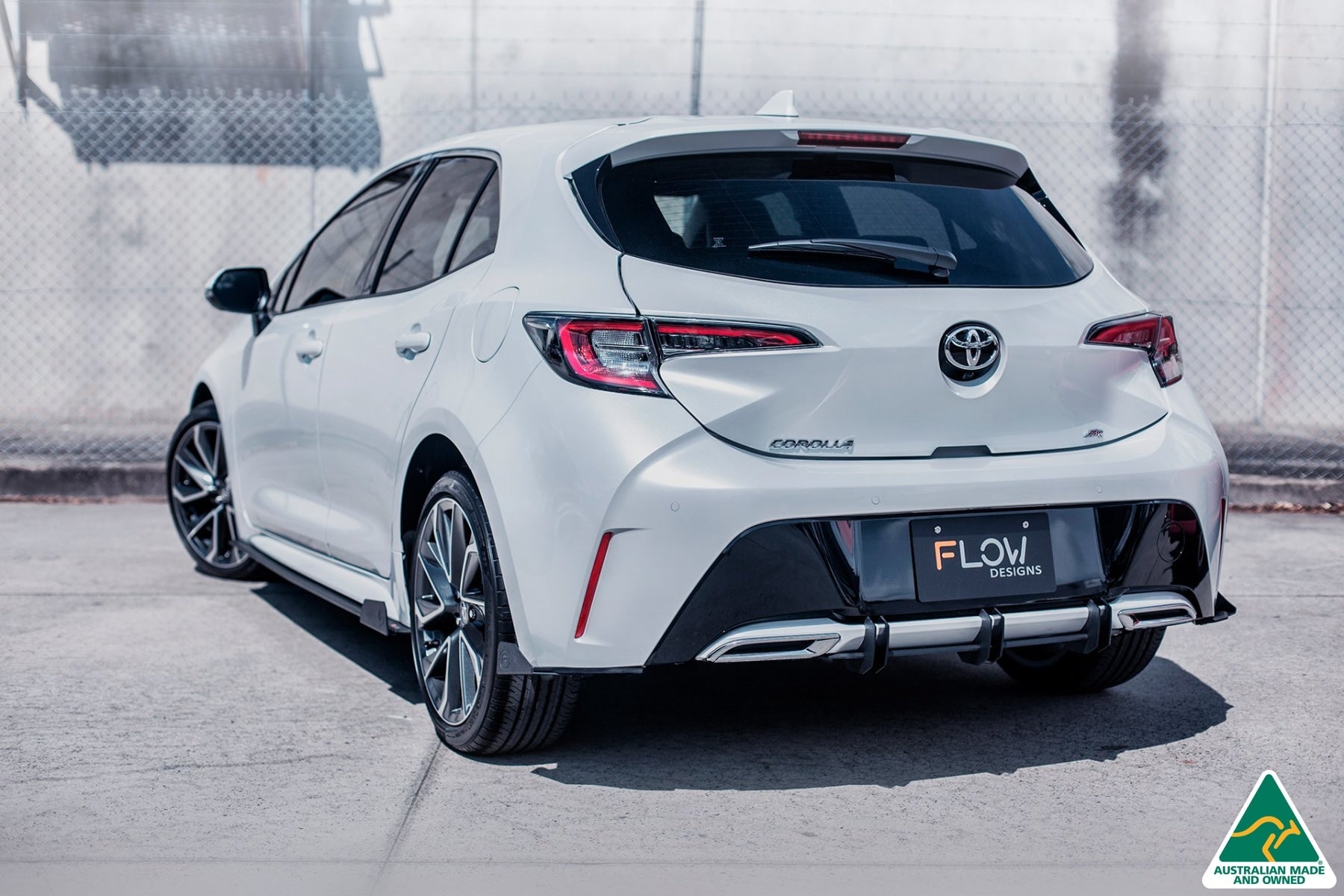 DISCONTINUED SANDED MATTE FINISH - Corolla MZEA12R/ZWE211R ZR 2018-2022 Flow-Lock Rear Diffuser