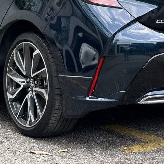 STREET ELEMENT MODELLISTA Style Rear Side Spats/Under Spoiler For 2018+ Toyota Corolla E210 [Unpainted]