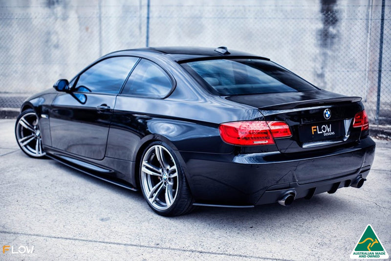 Black BMW E92 3 Series Side Skirt Splitters