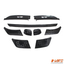 Gloss Black 9pcs Anti - Scratch Protective Trim Body Molding Set for Land Rover Defender L663 90 110 130 2020 - 2025 - Mars Performance