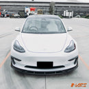 Gloss Black Aero DYNAMIC Front Bumper bar Side Blade Spoiler BodyKit for Tesla Model 3 2019 - 2023 - Mars Performance