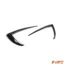 Gloss Black Aero DYNAMIC Front Bumper bar Side Blade Spoiler BodyKit for Tesla Model Y 2022 - 2024 - Mars Performance