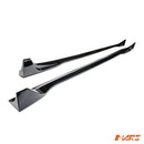 Gloss Black Aero DYNAMIC Lower Side Skirts Lip Spoiler BodyKit for Tesla Model 3 2019 - 2023 - Mars Performance