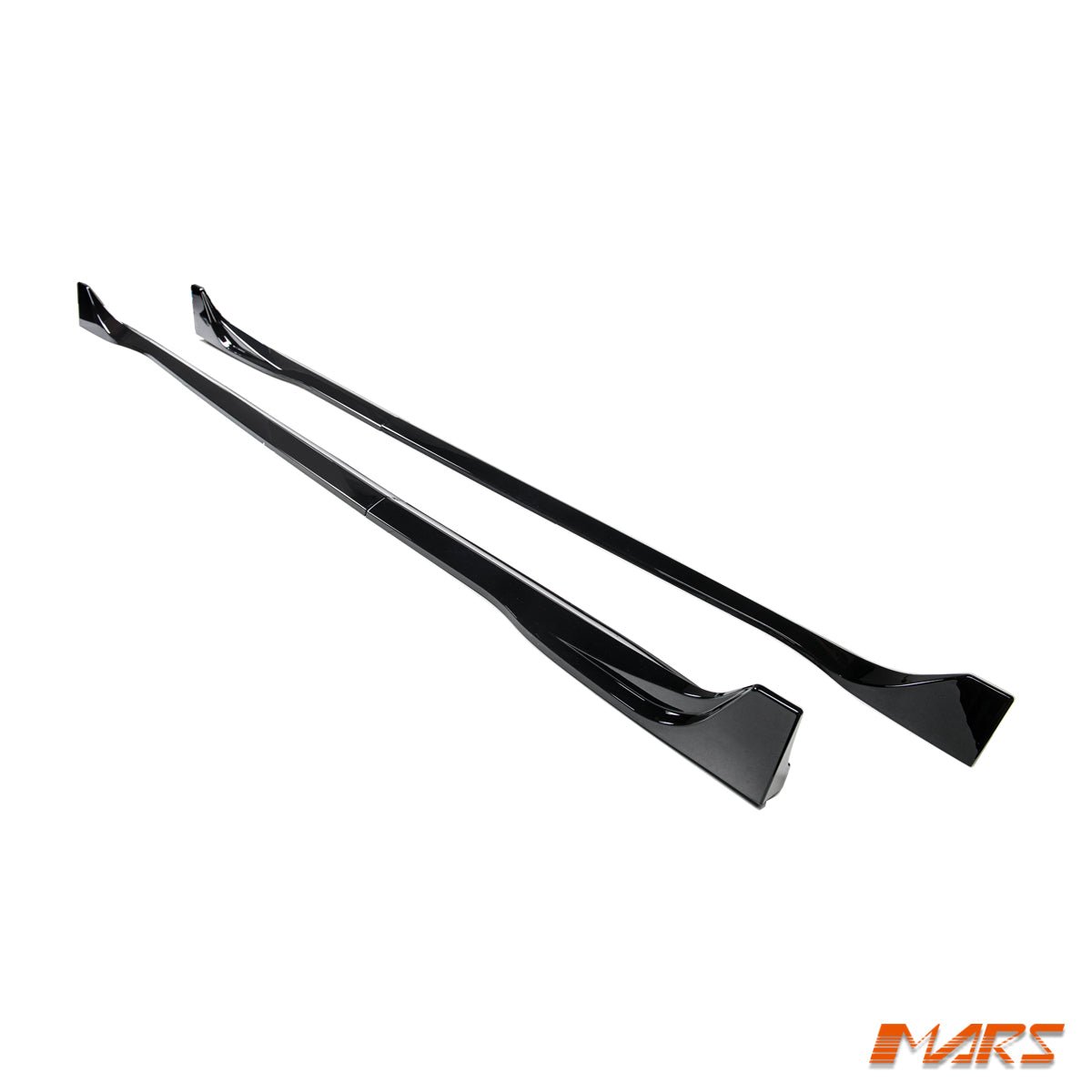 Gloss Black Aero DYNAMIC Lower Side Skirts Lip Spoiler BodyKit for Tesla Model 3 2019 - 2023 - Mars Performance