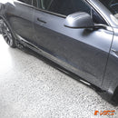 Gloss Black Aero DYNAMIC Lower Side Skirts Lip Spoiler BodyKit for Tesla Model 3 2019 - 2023 - Mars Performance