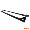 Gloss Black Aero DYNAMIC Lower Side Skirts Lip Spoiler BodyKit for Tesla Model Y 2022 - 2024 - Mars Performance