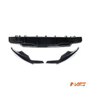 Gloss Black Aero DYNAMIC Rear Bumper Splitters Spoiler & Diffuser BodyKit for Tesla Model 3 2019 - 2023 - Mars Performance