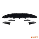 Gloss Black Aero DYNAMIC Rear Bumper Splitters Spoiler & Diffuser BodyKit for Tesla Model Y 2022 - 2024 - Mars Performance