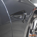 Gloss Black Aero DYNAMIC Side Fender Guard Camera Vent Blade BodyKit for Tesla Model 3 2019 - 2023 - Mars Performance