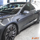 Gloss Black Aero DYNAMIC Side Fender Guard Camera Vent Blade BodyKit for Tesla Model 3 2019 - 2023 - Mars Performance