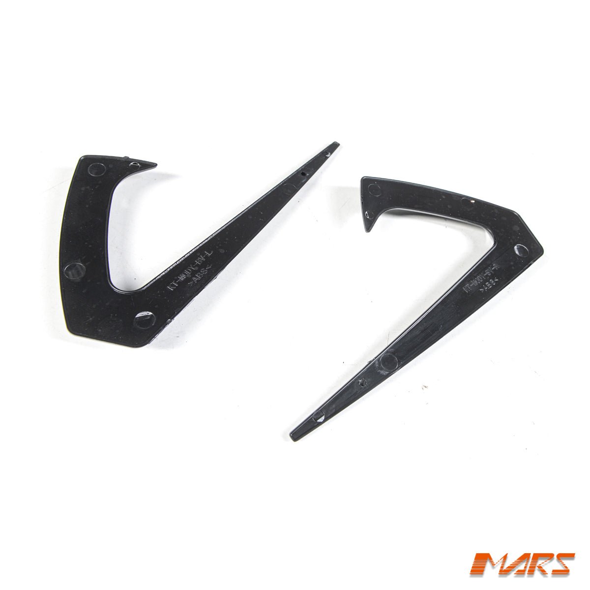 Gloss Black Aero DYNAMIC Side Fender Guard Camera Vent Blade BodyKit for Tesla Model Y 2022 - 2024 - Mars Performance