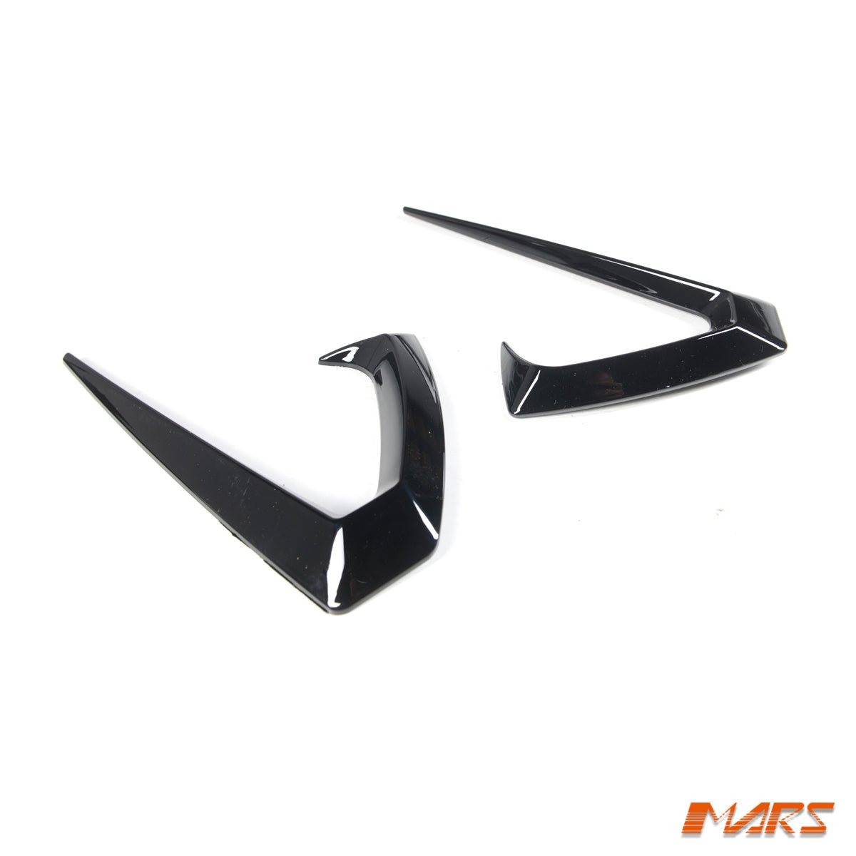 Gloss Black Aero DYNAMIC Side Fender Guard Camera Vent Blade BodyKit for Tesla Model Y 2022 - 2024 - Mars Performance