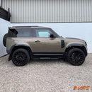 Gloss Black Side Door Moulding Skirts Trim Bodykit for Land Rover Defender L663 90 2020 - 2025 - Mars Performance
