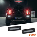 High Power LED Reverse tail lights for Land Rover Defender L663 90 110 130 2020 - 2025 - Black Surround - Mars Performance