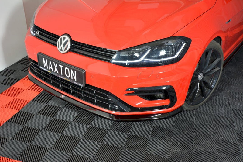 MAXTON DESIGN Front Splitter V.6 For 2017-2020 VW Golf MK7.5 R & R-Line