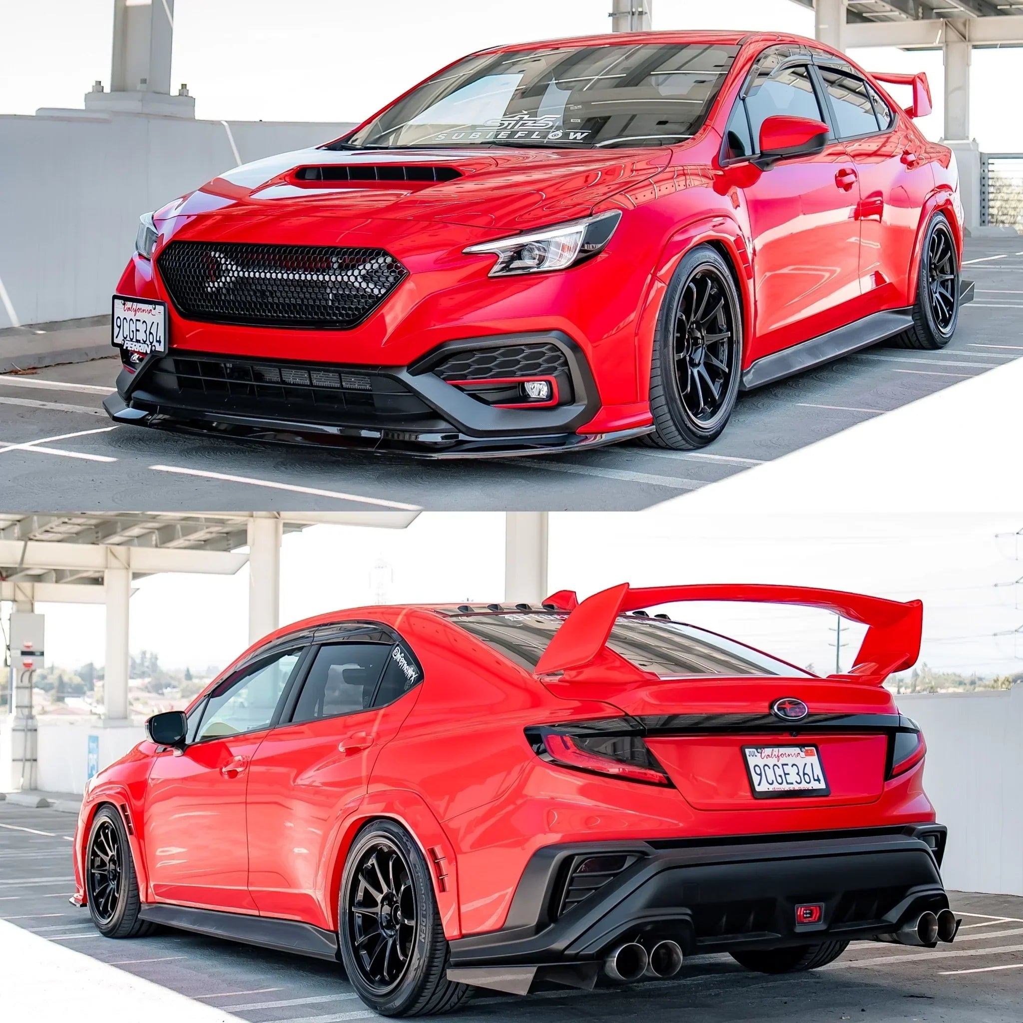 AFD S-Spec Paint Matched Fender Flares (+10mm) for Subaru WRX (VB) 2022-2025