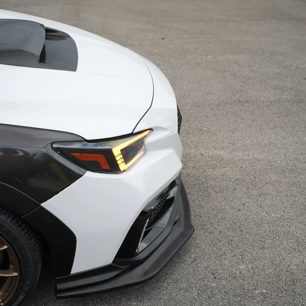 JDMuscle Kogeki-Spec Front Lip / Under Spoiler (1-Piece) for Subaru WRX (VB) 2022-2027