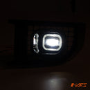 LED DRL & Fog lights with Gloss Black Mesh Bodykit for Land Rover Defender L663 90 110 130 2020 - 2025 - Mars Performance