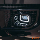 LED DRL & Fog lights with Gloss Black Mesh Bodykit for Land Rover Defender L663 90 110 130 2020 - 2025 - Mars Performance