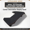 TORAY Ultrasuede® Centre Information Display Hood Cover For Subaru WRX VB/VN 2022+