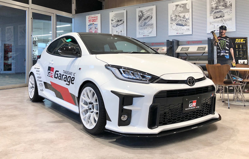 NEXT INNOVATION Style Front Lip/Under Spoiler For 2020+ Toyota GR Yaris [Eclipse Black]