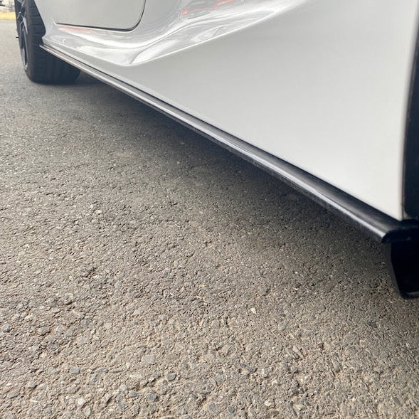 NEXT INNOVATION Style Side Skirts/Under Spoiler For 2020+ Toyota GR Yaris [Eclipse Black]