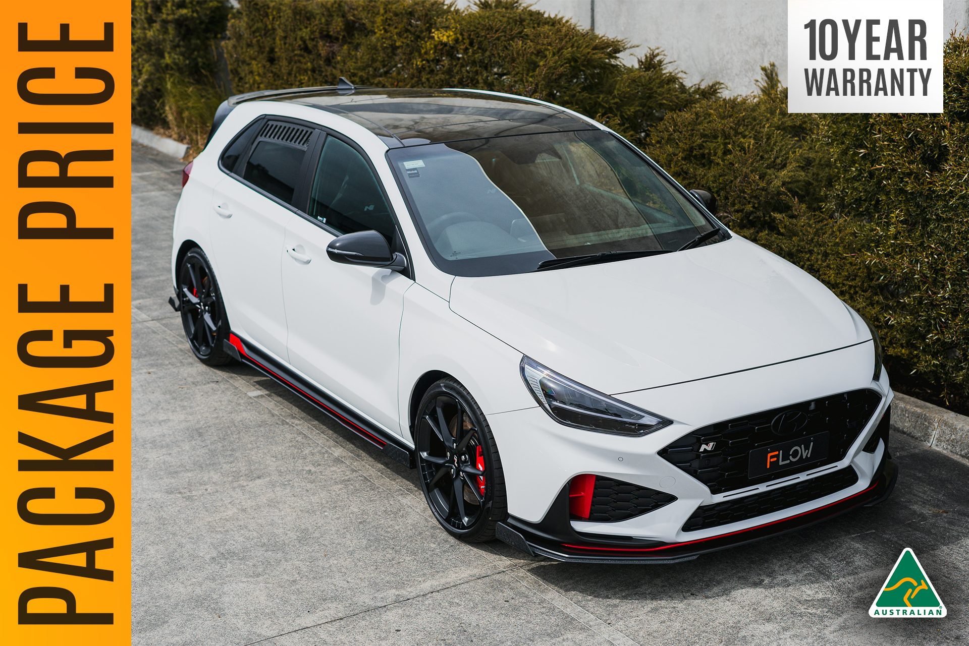 i30N Hatch PDE V6 FL2 2025+ Full Lip Splitter Set