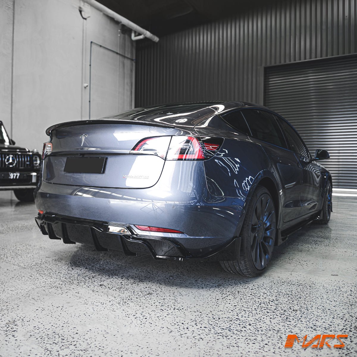 Performance Dry Carbon Fibre Rear trunk boot lip Spoiler Wing for Tesla Model 3 2019 - 2023 - Mars Performance