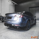 Performance Dry Carbon Fibre Rear trunk boot lip Spoiler Wing for Tesla Model 3 2019 - 2023 - Mars Performance