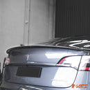 Performance Dry Carbon Fibre Rear trunk boot lip Spoiler Wing for Tesla Model 3 2019 - 2023 - Mars Performance
