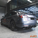 Performance Dry Carbon Fibre Rear trunk boot lip Spoiler Wing for Tesla Model 3 2019 - 2023 - Mars Performance