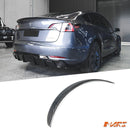 Performance Dry Carbon Fibre Rear trunk boot lip Spoiler Wing for Tesla Model 3 2019 - 2023 - Mars Performance
