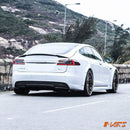 Revozport Style Carbon Fibre Rear trunk boot lip Spoiler Wing for Tesla Model S 2013 - 2018 - Mars Performance