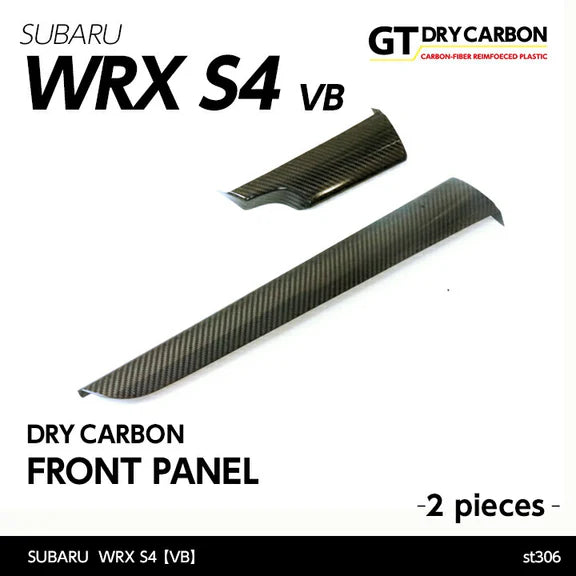 Axis Parts Dry Carbon Fibre Front Panel Covers (2-Piece) for Subaru WRX (VB) & WRX Sportswagon (VN) 2022-2025