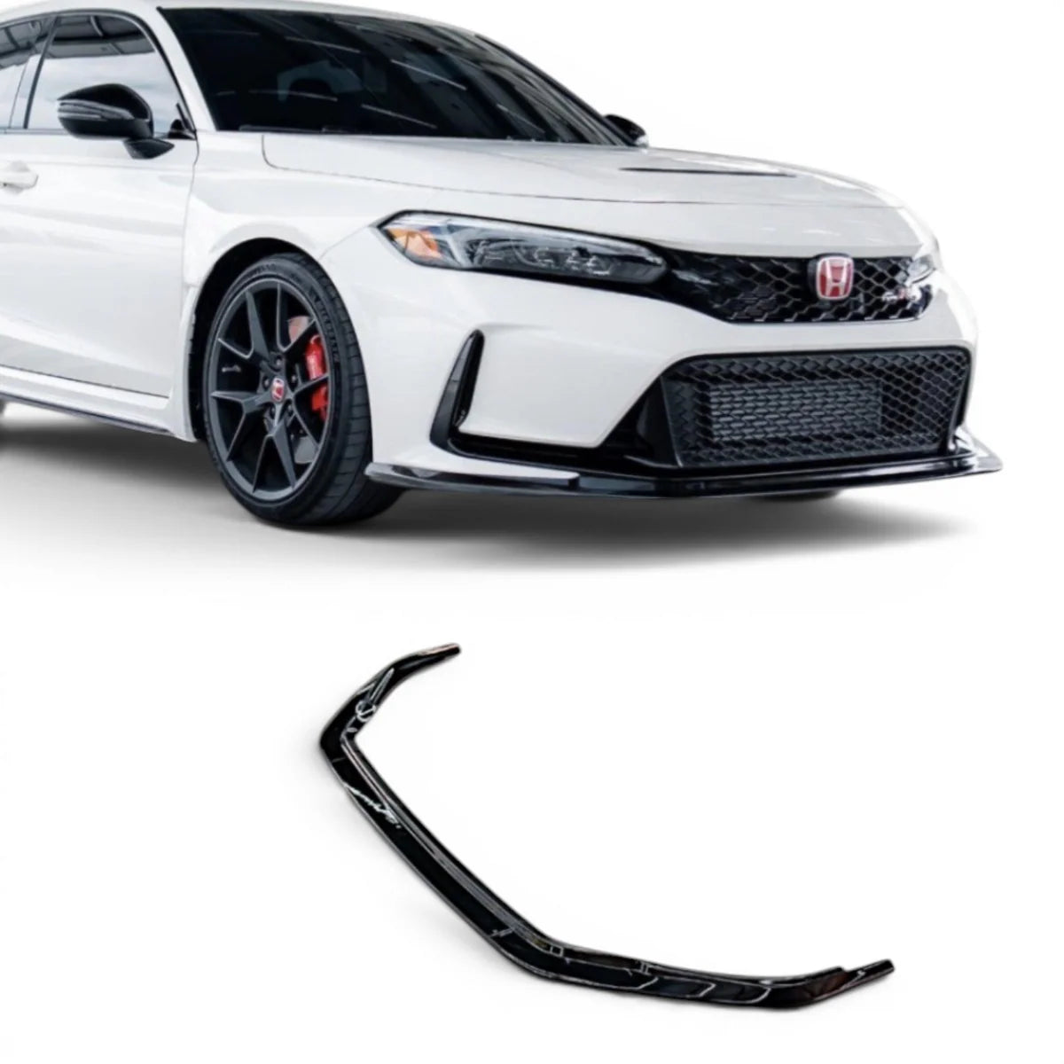 AFD S-Spec (V2) Front Lip / Under Spoiler (3-Piece) for Honda Civic Type R (FL5) 2023-2027