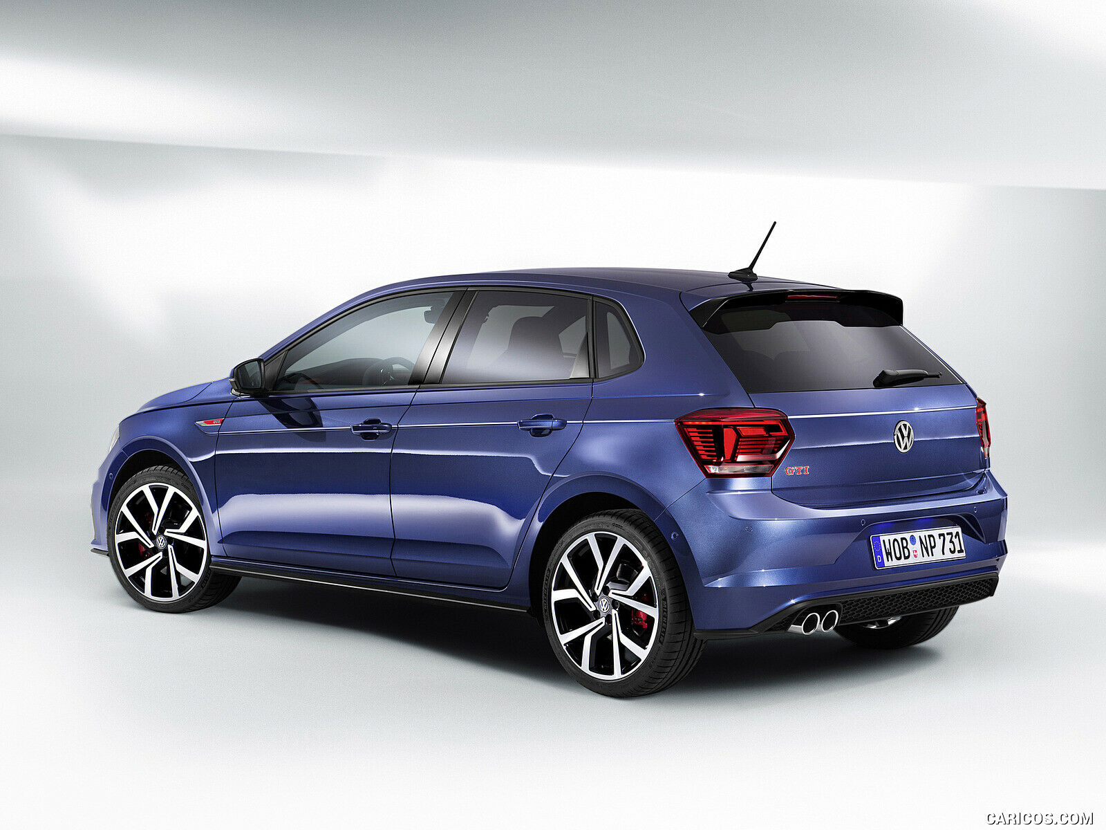 OE Style Trunk Spoiler For 2018-2020 VW Polo MK6 TSI GTI AW Hatch (GLOSS BLACK)