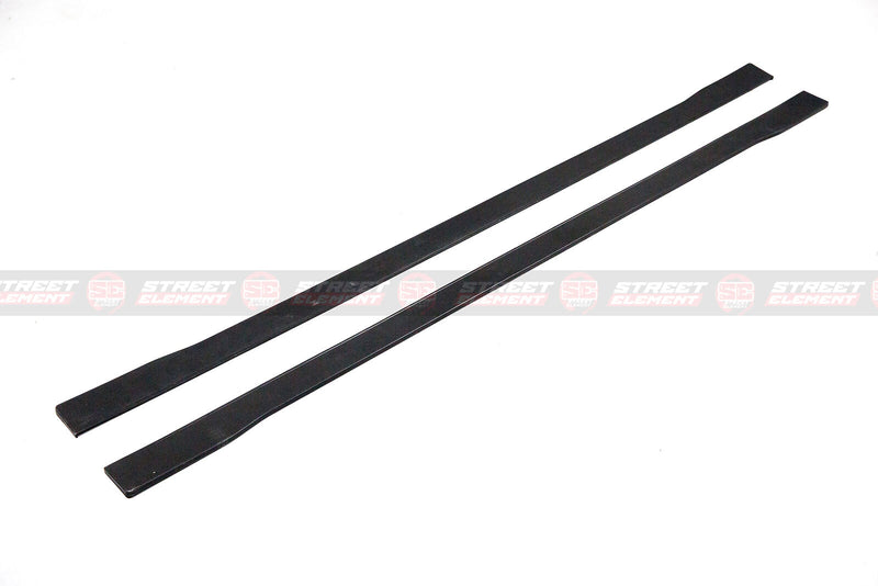 Universal Fit PP Plastic Side Skirt Extensions 200CM For All Models (UNPAINTED)
