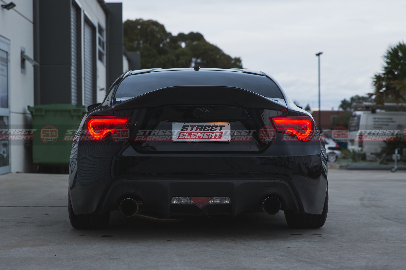 LEG SPORT Style Ducktail Spoiler For 2012-2020 Toyota 86/Subaru BRZ (BLACK D4S)