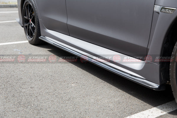 CS Type-1 Style PU Side Skirt Extensions For MY15-19 Subaru WRX/STI