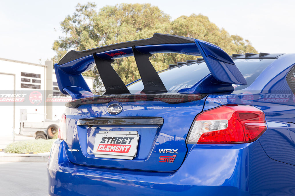 Sti Rear Under Spoiler SE V2 Style Rear Trunk Spoiler For 2014-2020 Subaru WRX/STI V1 VA (UNP