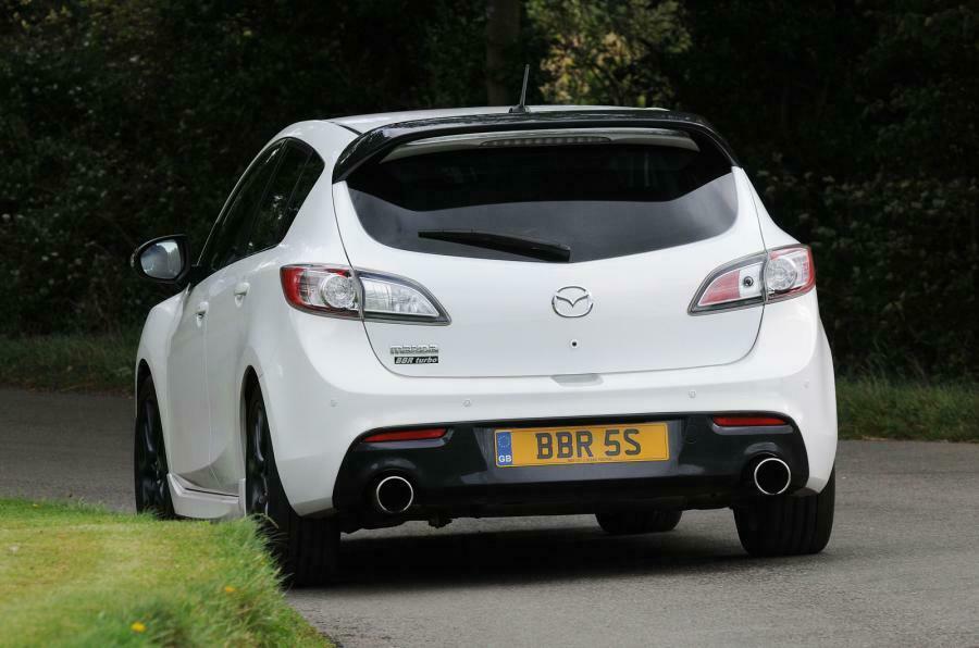 Gurney Flap For 2009-2013 Mazda Mazda3 BL Hatchback MPS Spoilers (GLOSS BLACK)