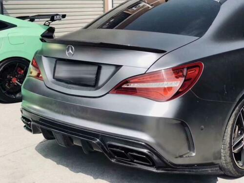 V1 Style Trunk Spoiler For 2013-2018 Mercedes-Benz C117 CLA-Class (PEARL BLACK)