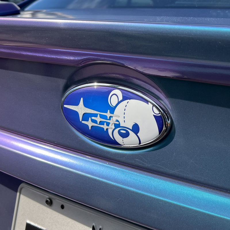 SUYA 3D Badge/Emblem Stickers (Classic Collection) - Front + Rear For Subaru BRZ/Levorg/WRX