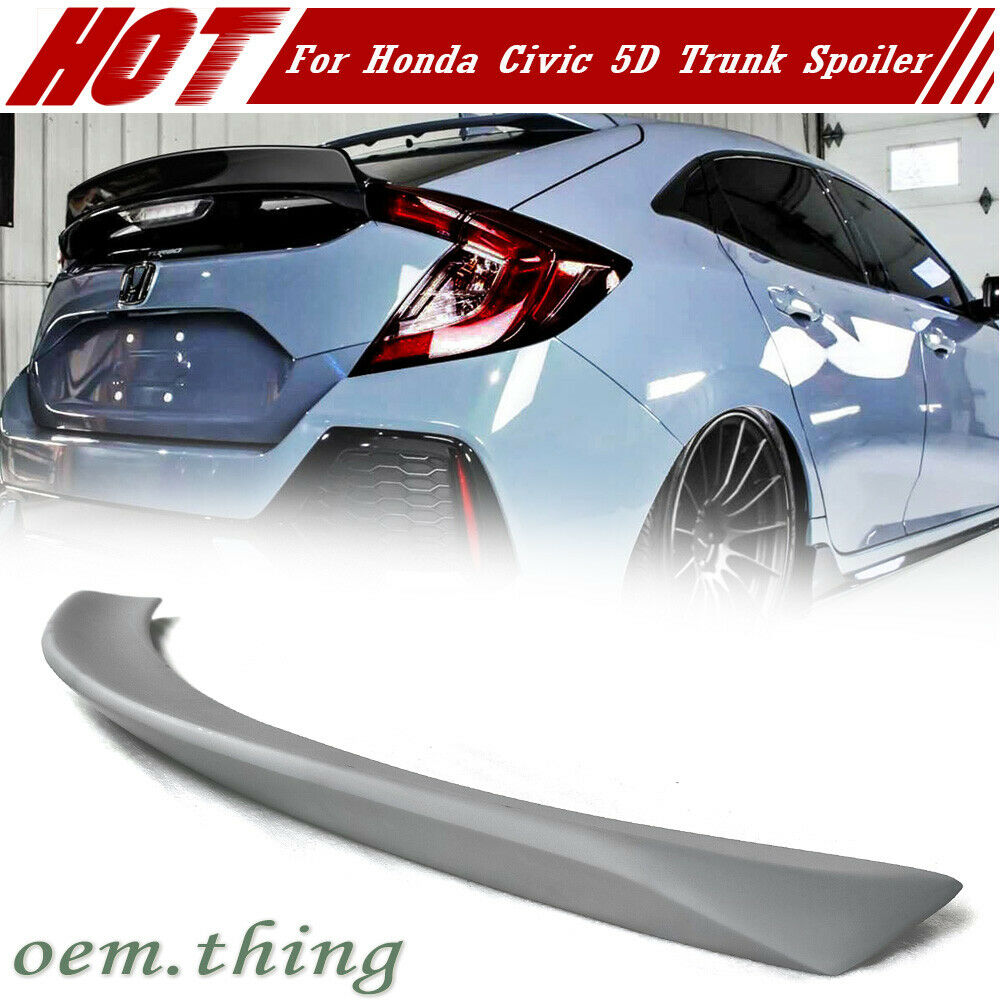 L1 Style Trunk Spoiler For 2016-2020 Honda Civic 10TH HATCHBACK (CARBON FIBRE)