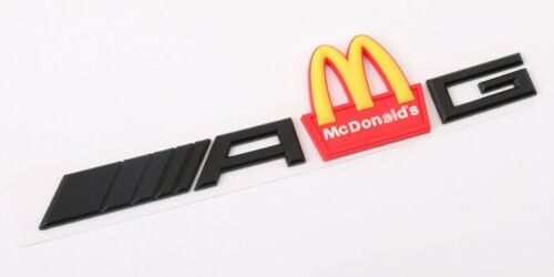 MACCAS Style Rubber Emblem & AMG Badge For Mercedes-Benz AMG Model