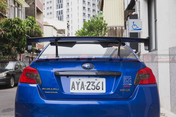 S207 Style Rear GT-Wing Spoiler For 2014-2020 Subaru WRX/STI V1 (CARBON FIBRE)