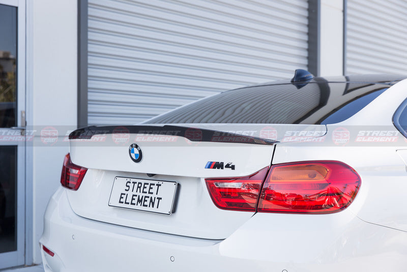 PERFORMANCE Style Trunk Spoiler For 2014-2019 BMW F82 M4 Coupe (DRY CARBN FIBRE)
